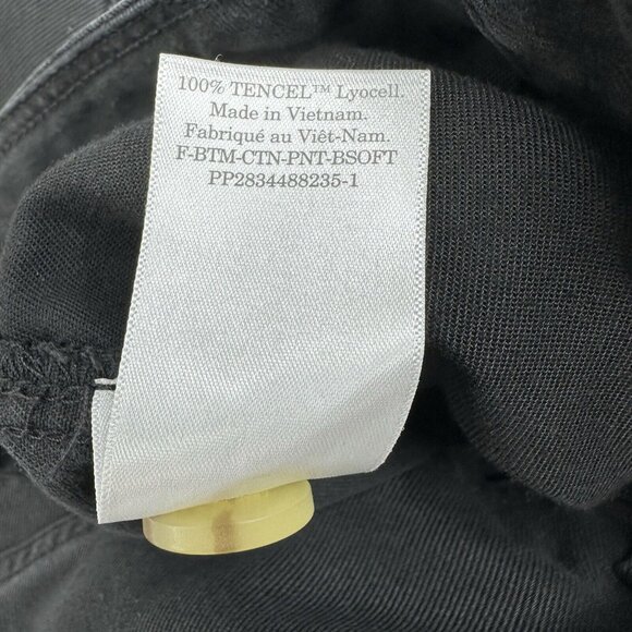 Everlane Women’s‎ NWT Muted Black The Tencel Relaxed Chino Pant 0/W28/L28.5 - Picture 8 of 13